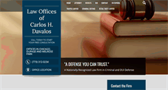 Desktop Screenshot of davaloslawmelrosepark.com